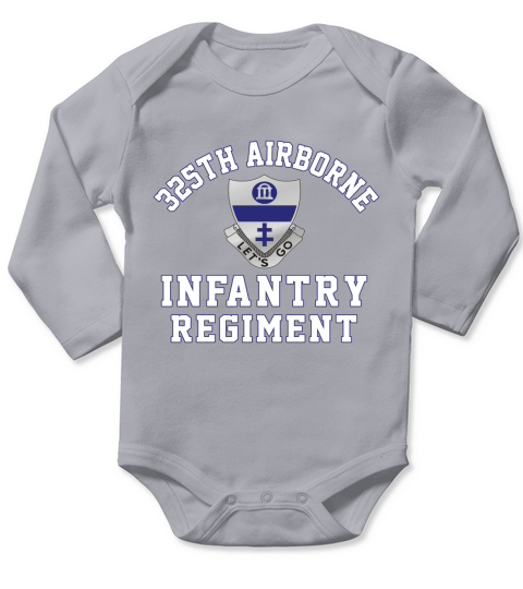 325th Airborne Infantry Regiment Veteran Long Sleeve Baby One-Piece