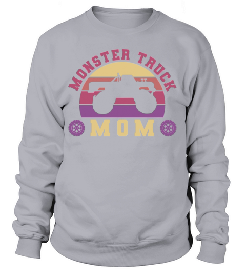 Retro Vintage Monster Truck Mom Women's Sweatshirt