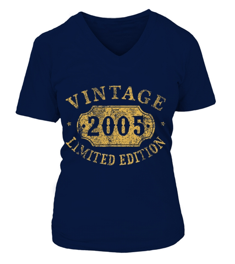 vintage 2005 limited edition black for mens or wom Women's V-Neck T-shirt