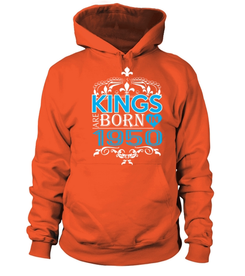 Kings Are Born In 1950 Happy Fathers Day Men's Hoodie