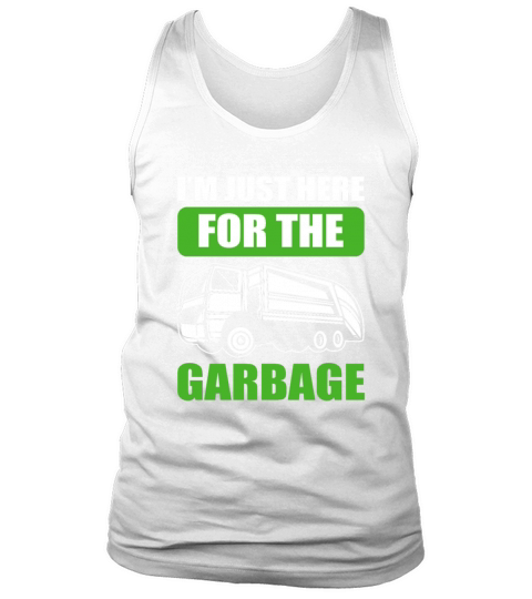 Im Just Here For The Garbage Recycling Truck Men's Tank Top