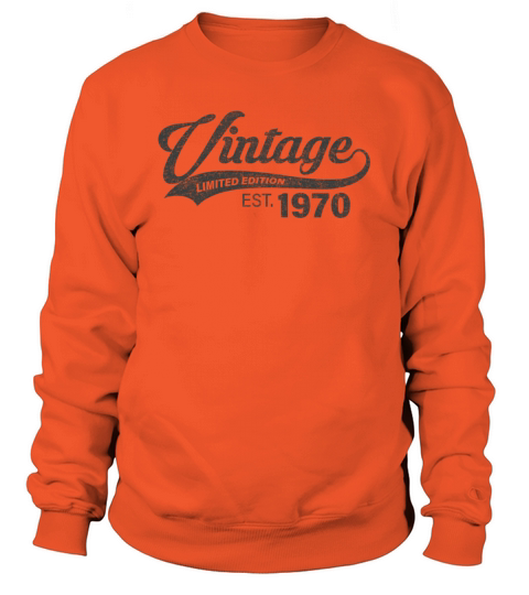 Cool Vintage 1970 51st Birthday Gift for Men Women Men's Sweatshirt
