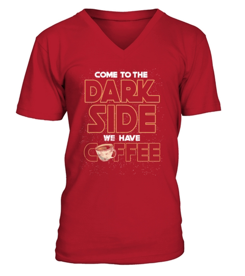 Come to the dark side we have coffee Men's V-Neck T-shirt