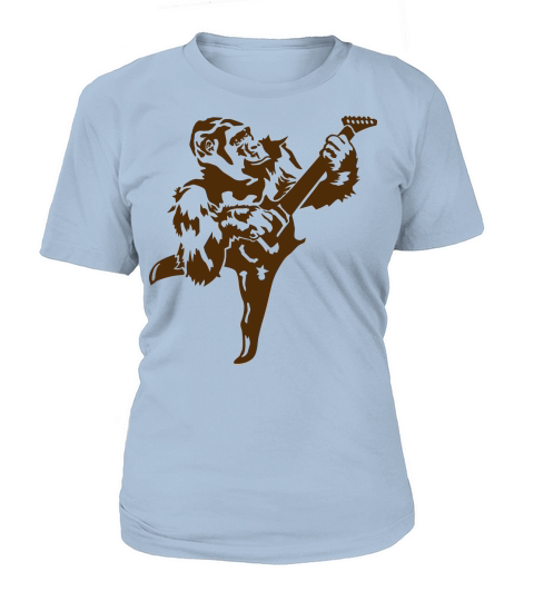 Gorilla with electric guitar Women's T-Shirt