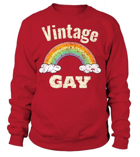 Vintage Gay LGBT Retro Gay Pride Month Funny LGBTQ Men's Sweatshirt