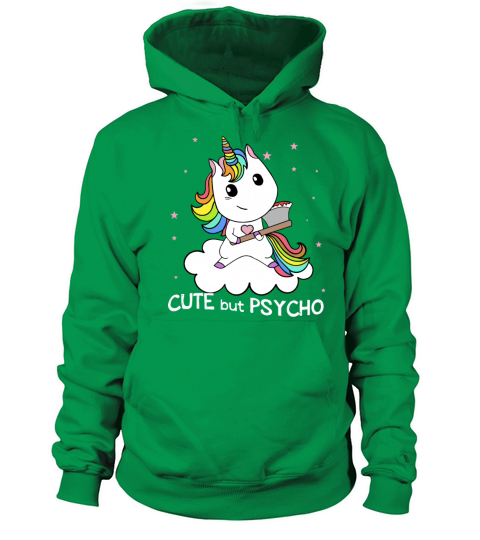cute but psycho lovely unicorn Women's Hoodie