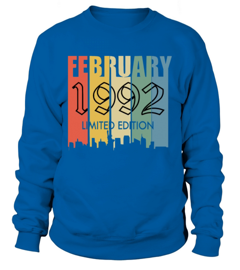 February 1992 year vintage saying Men's Sweatshirt