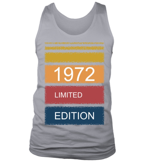 Retro-Vintage limited edition 1972 Tank Top Unisex