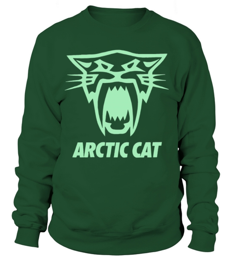 Arctic Cat Saber Screen Printed Black Long Sleeve Women's Sweatshirt