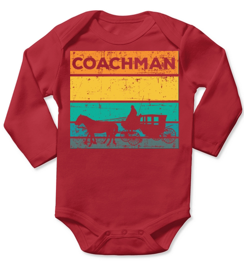 Coachman carriage horse Long Sleeve Baby One-Piece
