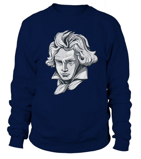 Beethoven Face bust Men's Sweatshirt