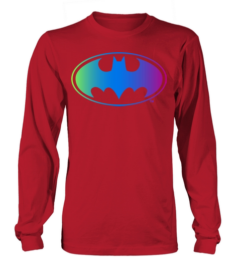 Batman Neon Logo Colors Women's Long Sleeve