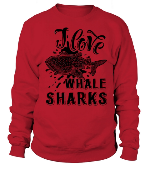 I Love Whale Sharks Shirt Women's Sweatshirt