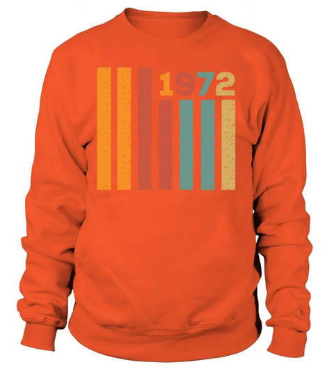 Vintage 1972 birthday men women Men's Sweatshirt