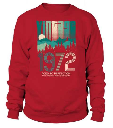 Vintage 1972 - 50 years old - 50th birthday gift Women's Sweatshirt