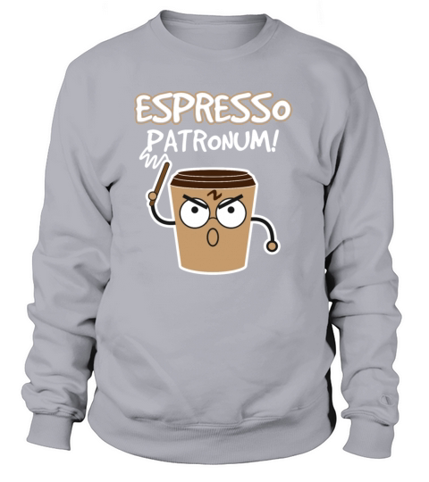 Espresso Patronum - Coffee Bean Caffeine Wizard Women's Sweatshirt