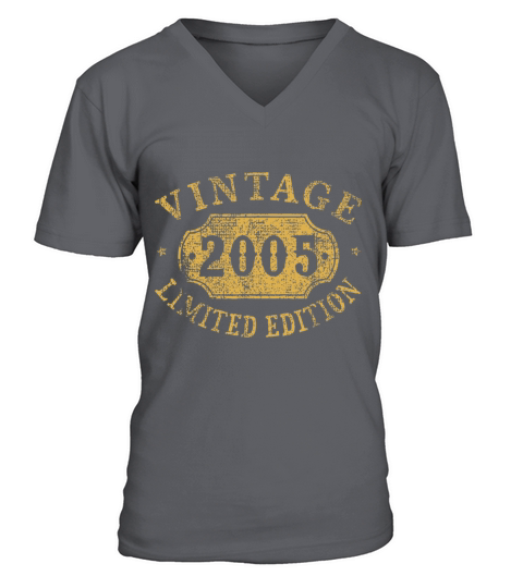 vintage 2005 limited edition black for mens or wom Men's V-Neck T-shirt