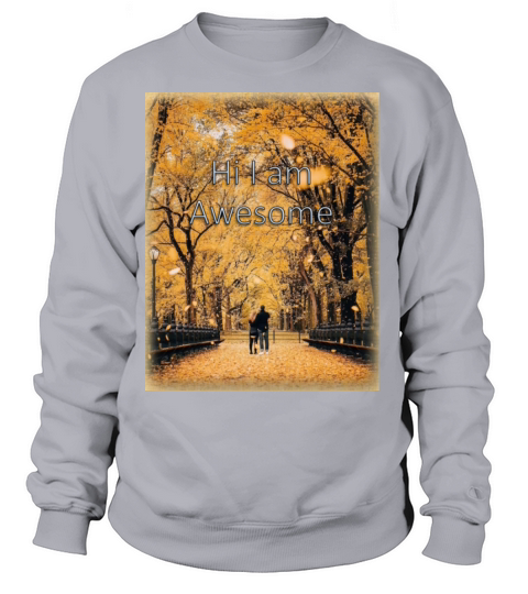 HI I AM AWESOME Women's Sweatshirt