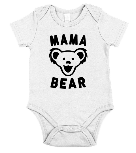 Papa Bear Best Grateful Dad Ever Fathers Day Husband Short Sleeve Baby One-Piece