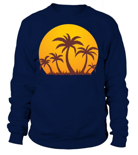 Palm Trees and Sun Women's Sweatshirt