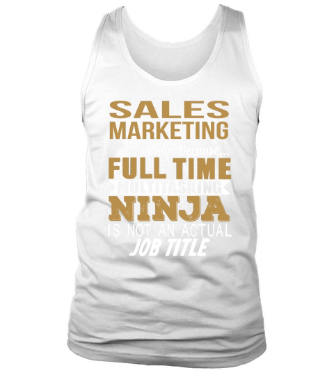 SALES MARKETING Ninja Tank Top Unisex