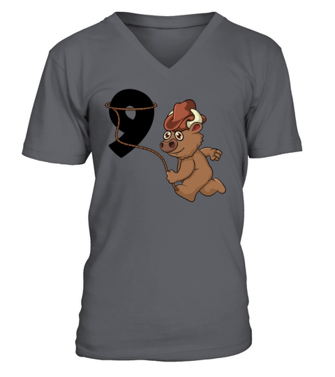 9th Birthday Cowboy Farmer 9 Years Old Gift Men's V-Neck T-shirt