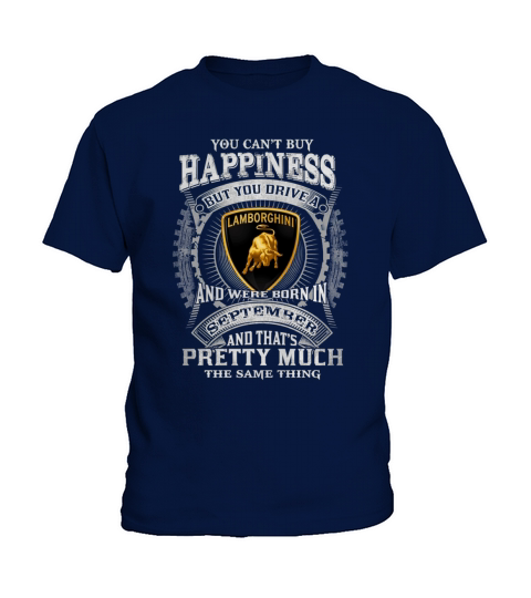 HAPPINESS LAMBORGHINI SEPTEMBER Kids T-Shirt