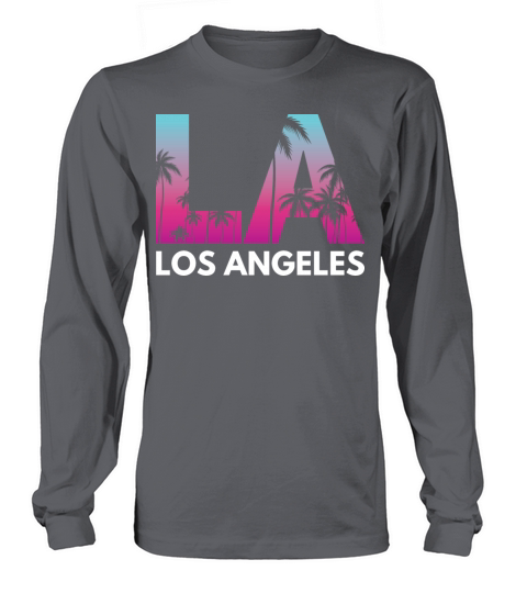 LA Los Angeles palm trees Women's Long Sleeve