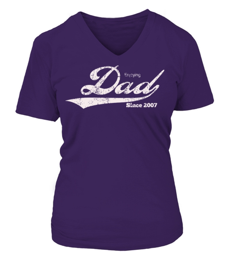 Dad 2007 Women's V-Neck T-shirt