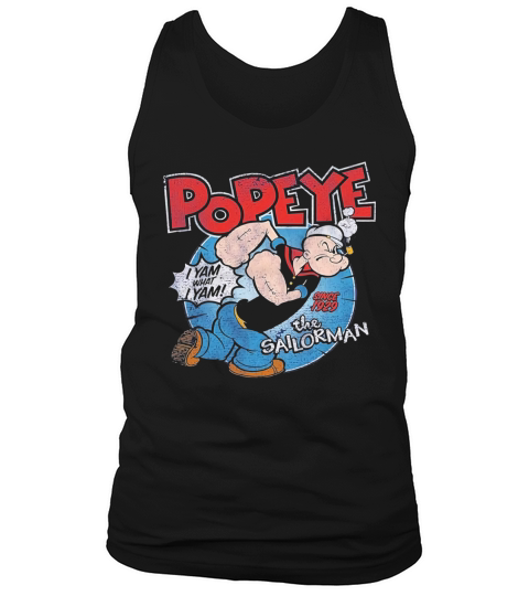 Popeye I Yam what I Yam since 1929 the Sailor Man Tank Top Unisex