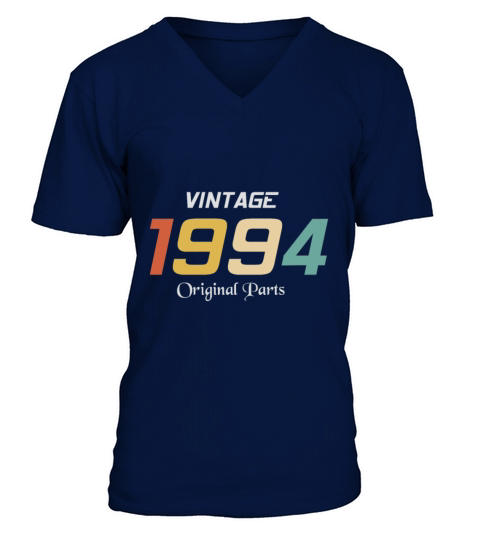 Vintage 1994 Original Parts Tee Birthday Gift Retr Men's V-Neck T-shirt