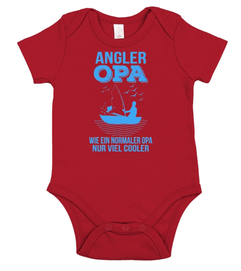 Angler grandpa like a normal grandpa just a lot co Short Sleeve Baby One-Piece