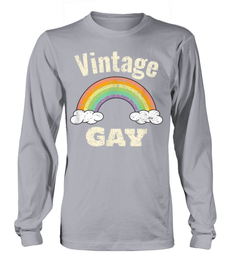 Vintage Gay LGBT Retro Gay Pride Month Funny LGBTQ Women's Long Sleeve