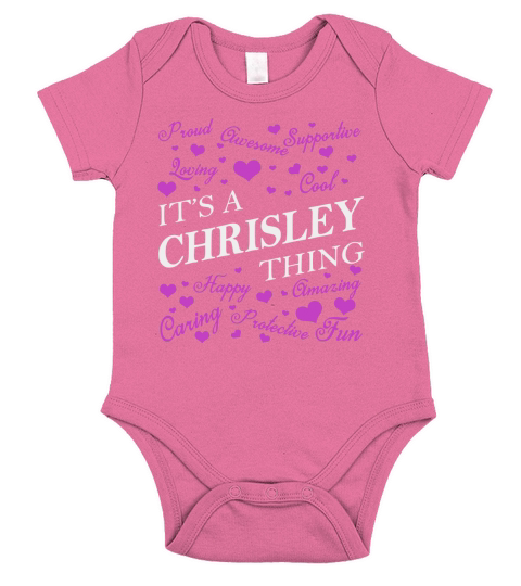 CHRISLEY Shirts - Its a CHRISLEY Thing Name Shirts Short Sleeve Baby One-Piece