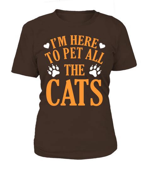 Im here to pet all the cats Women's T-Shirt