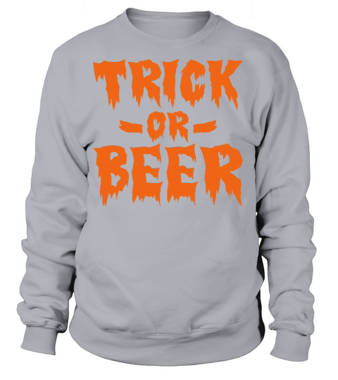 Trick Or Beer Halloween Pumpkin Ghost Women's Sweatshirt