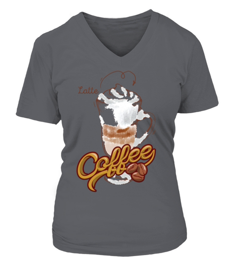 Latte Coffee Women's V-Neck T-shirt
