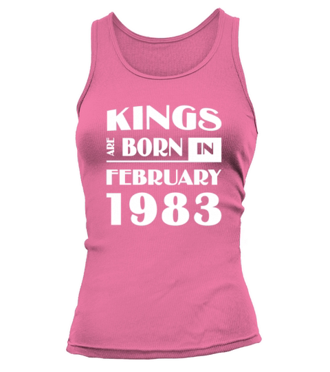 Kings are born in February 1983 Women's Tank Top