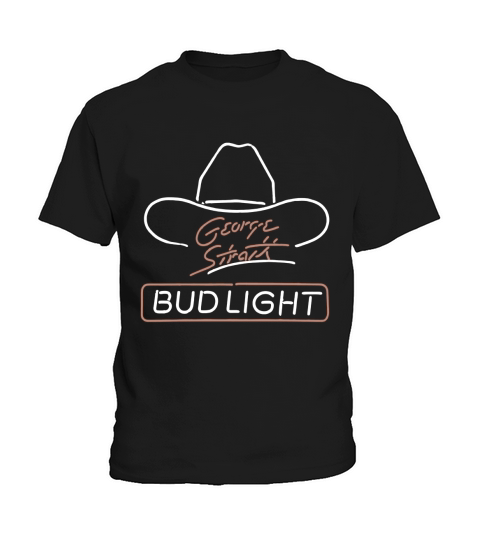 George Strait budlight Kids T-Shirt