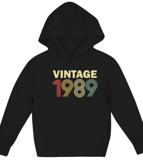 Vintage 1989 Kids Hoodie