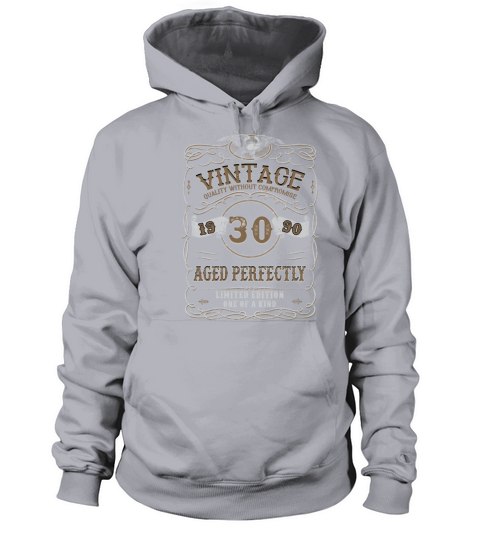 30th Birthday Gift Vintage 1990 Aged Perfectly Women's Hoodie