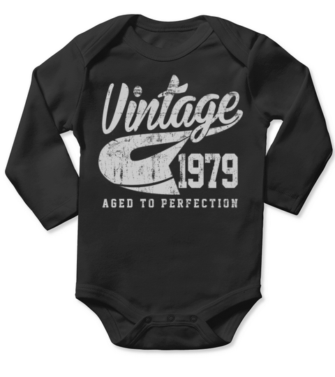 vintage 1979 Long Sleeve Baby One-Piece