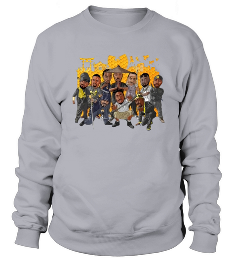 Wu tang band members chibi Halloween Sweatshirt Unisex