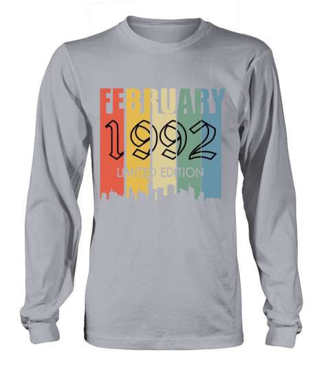 February 1992 year vintage saying Women's Long Sleeve
