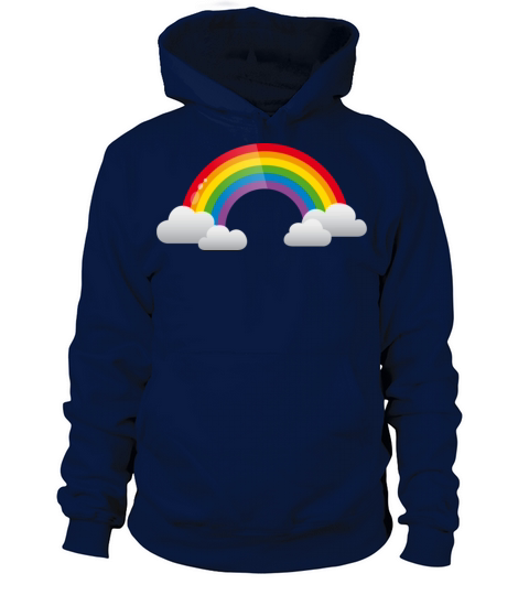 Rainbow and Clouds Women's Hoodie