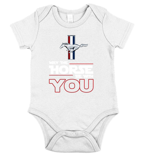 May the Horse be with you Short Sleeve Baby One-Piece