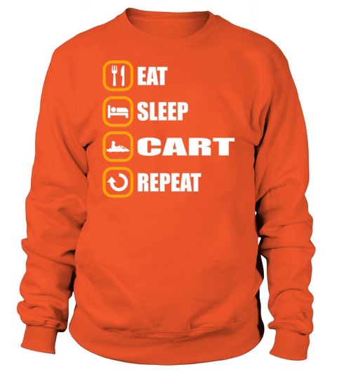 Chariot Eat Sleep Repeat Women's Sweatshirt