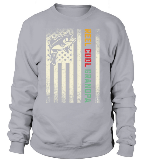 Reel Cool Grandpa Walleye Shirt Retro Reel Cool Gr Women's Sweatshirt