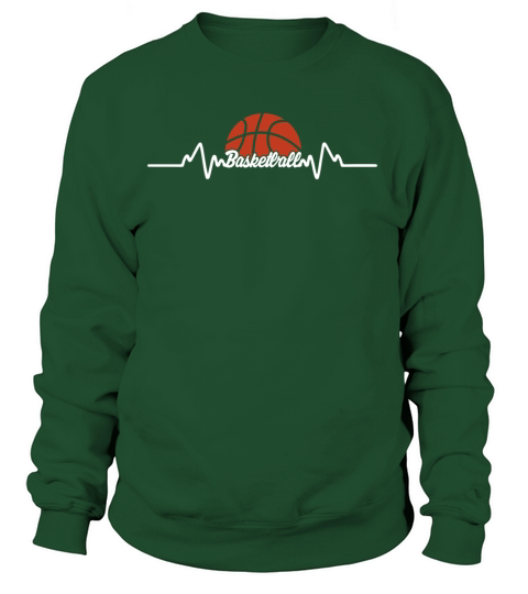 Basketball heartbeat gift for basketball player Women's Sweatshirt