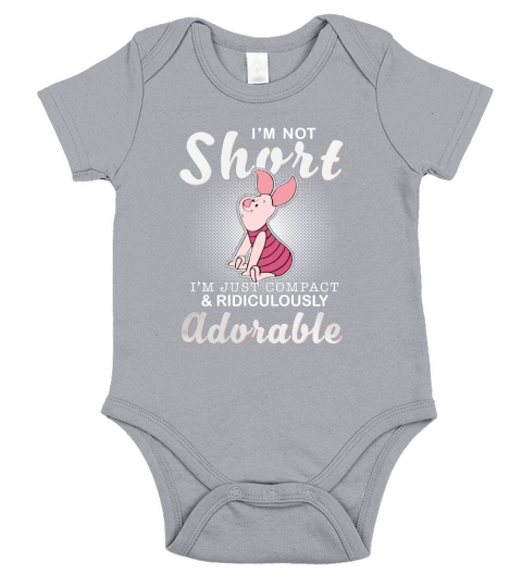 TN-Short-Piglet Short Sleeve Baby One-Piece
